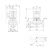 Габариты центробежного насоса Grundfos TP 50-120/2 BQBE