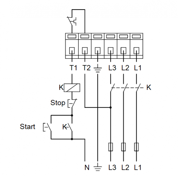 Схема подключения циркуляционного насоса Grundfos UPS 40-60/2 F