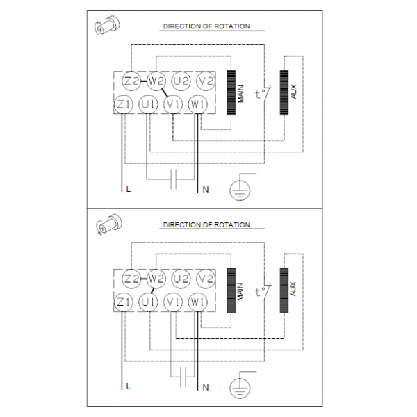 Схема подключения центробежного насоса Grundfos TP 65-90/4 BAQE