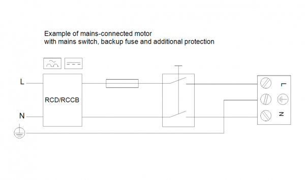 Схема подключений циркуляционного сдвоенного насоса Grundfos MAGNA1 D 40-80 F